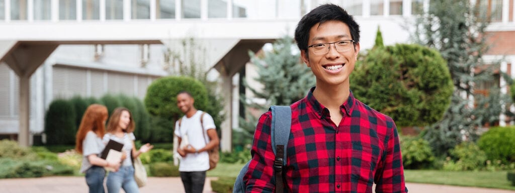 J-1 Visa Student Smiling